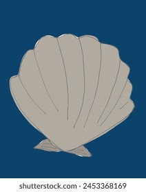 Outline illustration vector image of a seashell.
Hand drawn artwork of a seashells.
Simple cute original logo.
Hand drawn vector illustration for posters.