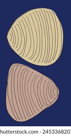 Outline illustration vector image of a seashell.
Hand drawn artwork of a seashells.
Simple cute original logo.
Hand drawn vector illustration for posters.