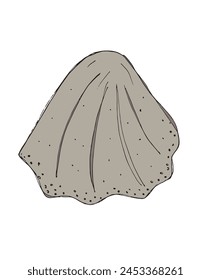 Outline illustration vector image of a seashell.
Hand drawn artwork of a seashells.
Simple cute original logo.
Hand drawn vector illustration for posters.