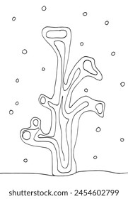 Outline illustration vector image of a seaweed.
Hand drawn artwork of a seaweed.
Simple cute original logo.
Hand drawn vector illustration for posters.