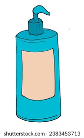 Outline illustration vector image of a soap.
Hand drawn artwork of a soap. 
Simple cute original logo.
Hand drawn vector illustration for posters, cards, t-shirts.