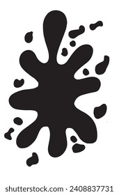 Outline illustration vector image of a splash.
Hand drawn artwork of a spot.
Simple cute original logo.
Hand drawn vector illustration for posters