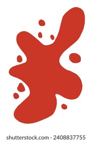 Outline illustration vector image of a splash.
Hand drawn artwork of a spot.
Simple cute original logo.
Hand drawn vector illustration for posters
