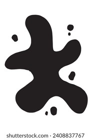 Outline illustration vector image of a splash.
Hand drawn artwork of a spot.
Simple cute original logo.
Hand drawn vector illustration for posters