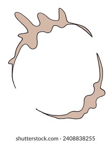 Outline illustration vector image of a splash.
Hand drawn artwork of a spot.
Simple cute original logo.
Hand drawn vector illustration for posters