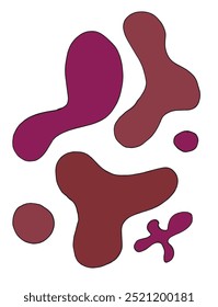 Outline illustration vector image of splash of paint.
Hand drawn artwork of a splash of color.
Simple cute original logo.
Hand drawn vector illustration for posters.