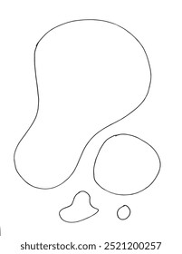 Outline illustration vector image of splash of paint.
Hand drawn artwork of a splash of color.
Simple cute original logo.
Hand drawn vector illustration for posters.