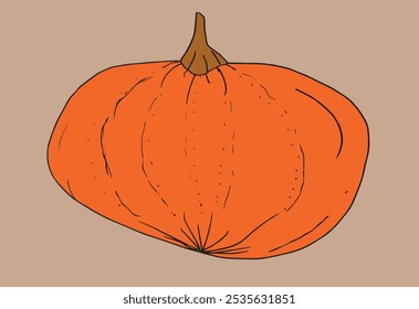 Outline illustration vector image of squashes and pumpkins.
Hand drawn artwork of a pumpkin.
Simple cute original logo.
Hand drawn vector illustration for posters.