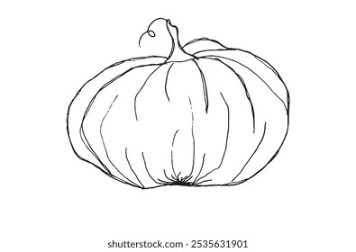 Outline illustration vector image of squashes and pumpkins.
Hand drawn artwork of a pumpkin.
Simple cute original logo.
Hand drawn vector illustration for posters.