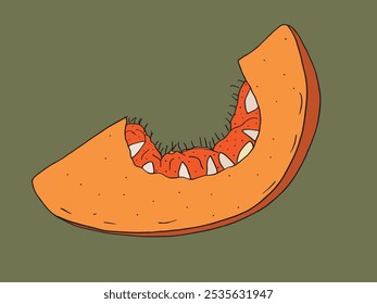 Outline illustration vector image of squashes and pumpkins.
Hand drawn artwork of a pumpkin.
Simple cute original logo.
Hand drawn vector illustration for posters.