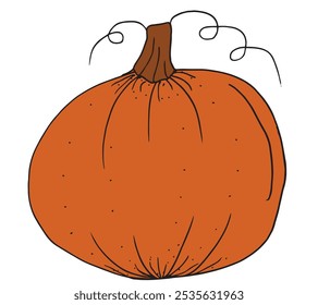 Outline illustration vector image of squashes and pumpkins.
Hand drawn artwork of a pumpkin.
Simple cute original logo.
Hand drawn vector illustration for posters.