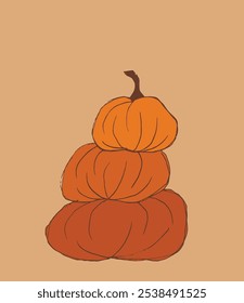 Outline illustration vector image of squashes and pumpkins.
Hand drawn artwork of a pumpkin.
Simple cute original logo.
Hand drawn vector illustration for posters.