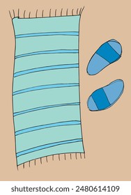 Umriss Illustration Vektorgrafik Bild eines Sommers Elemente.
Handgezeichnetes Kunstwerk eines sommerlichen Elemente.
Einfaches, niedliches Original-Logo.
Handgezeichnete Vektorillustration für Poster.