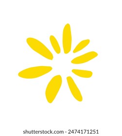 Outline illustration vector image of a sun.
Hand drawn artwork of a sun.
Simple cute original logo.
Hand drawn vector illustration for posters.