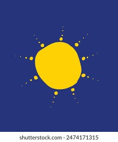 Outline illustration vector image of a sun.
Hand drawn artwork of a sun.
Simple cute original logo.
Hand drawn vector illustration for posters.