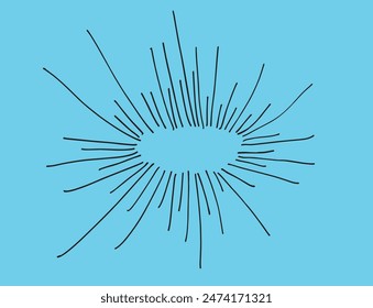 Outline illustration vector image of a sun.
Hand drawn artwork of a sun.
Simple cute original logo.
Hand drawn vector illustration for posters.