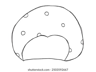 Outline illustration vector image of a swimming cap.
Hand drawn artwork of a swimming cap.
Simple cute original logo.
Hand drawn vector illustration for posters.