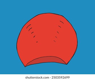 Outline illustration vector image of a swimming cap.
Hand drawn artwork of a swimming cap.
Simple cute original logo.
Hand drawn vector illustration for posters.