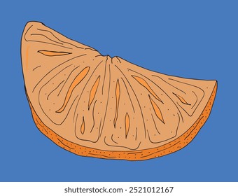 Outline illustration vector image of a tangerine.
Hand drawn artwork of a tangerine.
Simple cute original logo.
Hand drawn vector illustration for posters.