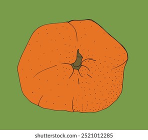 Konturendarstellung, Vektorbild einer Tangerine.
Handgezeichnetes Kunstwerk einer Tangerine.
Einfaches, niedliches Original-Logo.
Handgezeichnete Vektorgrafik für Poster.