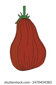 Ilustración de contorno Imagen de Vector de un tomate.
Obra de arte dibujada a mano de un tomate.
Simple lindo logotipo original.
Ilustración vectorial dibujada a mano para carteles.