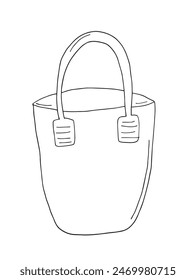 Outline illustration vector image of a womans bag.
Hand drawn artwork of a womans purse.
Simple cute original logo.
Hand drawn vector illustration for posters.