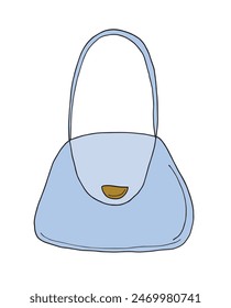 Outline illustration vector image of a womans bag.
Hand drawn artwork of a womans purse.
Simple cute original logo.
Hand drawn vector illustration for posters.