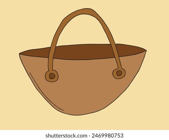 Outline illustration vector image of a womans bag.
Hand drawn artwork of a womans purse.
Simple cute original logo.
Hand drawn vector illustration for posters.