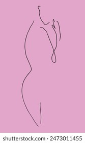 Outline illustration vector image of a womans silhouette.
Hand drawn artwork of a womans silhouette.
Simple cute original logo.
Hand drawn vector illustration for posters.