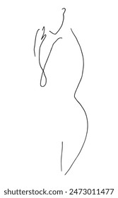 Outline illustration vector image of a womans silhouette.
Hand drawn artwork of a womans silhouette.
Simple cute original logo.
Hand drawn vector illustration for posters.