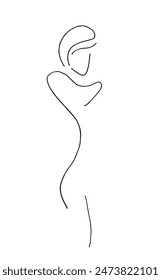 Outline illustration vector image of a womans silhouette.
Hand drawn artwork of a womans silhouette.
Simple cute original logo.
Hand drawn vector illustration for posters.