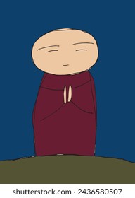 Outline illustration vector image of a zen elements.
Hand drawn artwork of a zen characters.
Simple cute original logo.
Hand drawn vector illustration for posters.