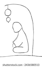 Ilustración de contorno de imagen vectorial de un elemento zen.
Obra de arte dibujada a mano de personajes zen.
Simple lindo logotipo original.
Dibujado a mano ilustración vectorial para carteles.