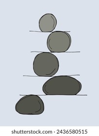Outline illustration vector image of a zen elements.
Hand drawn artwork of a zen characters.
Simple cute original logo.
Hand drawn vector illustration for posters.