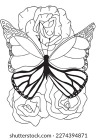 Outline illustrations vector image. Hand drawn sketch image artwork.