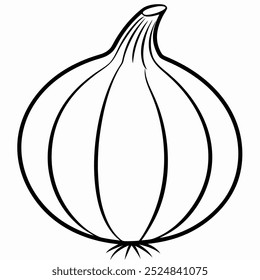 outline image of an onion