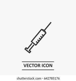 Outline injection  icon illustration vector symbol