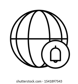 Outline internet vector icon editable vector stroke