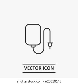 Outline intravenous fluid  icon illustration vector symbol
