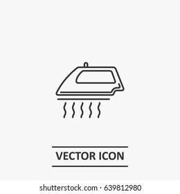 Outline  iron  icon illustration vector symbol