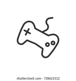 Outline joystick  icon illustration vector symbol
