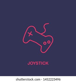 Outline joystick icon.joystick vector illustration. Symbol for web and mobile