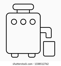 Outline juicer vector icon