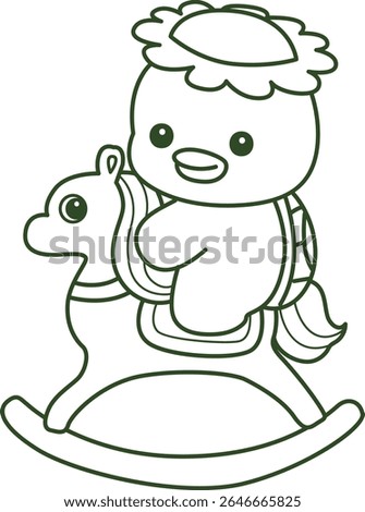 Outline of Kawaii japanese mythology Kappa sticker cute. Coloring pages of Cute kappa mascot ghost japanese.
outline of Kappa playing a Rocky horse