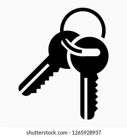 Outline key pixel perfect vector icon