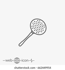 outline kitchen spatula vector icon