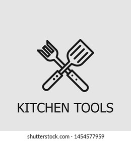 Outline kitchen tools vector icon. Kitchen tools illustration for web, mobile apps, design. Kitchen tools vector symbol.