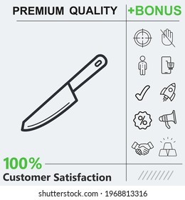 Umrissmesser-Icon-Grafikelemente für Ihre Arbeit
