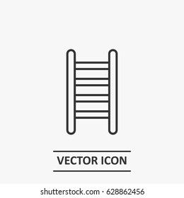 Outline  ladder  icon illustration vector symbol