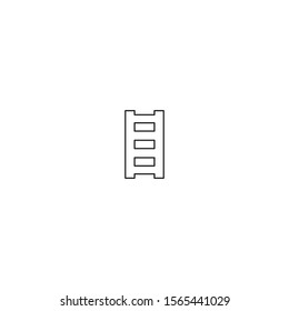 Outline of ladder icon. - VECTOR
